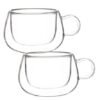 CANECA DE VIDRO PAREDE DUPLA ISTAMBUL 200 ML 02 PCS