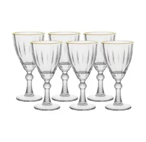 JG DE TACAS DE VIDRO DOMINIC FILETE 275 ML 06 PCS - Imagem 2