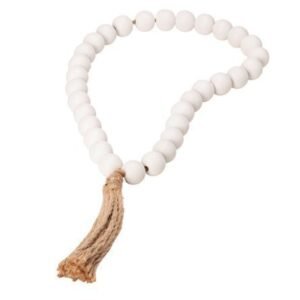 COLAR MADEIRA DECORATIVO BRANCO P/ MESA 50 CM