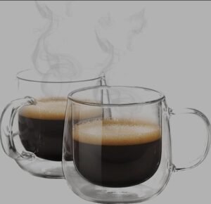 CANECA DE VIDRO PAREDE DUPLA OSLO 200 ML 02 PCS - Imagem 5