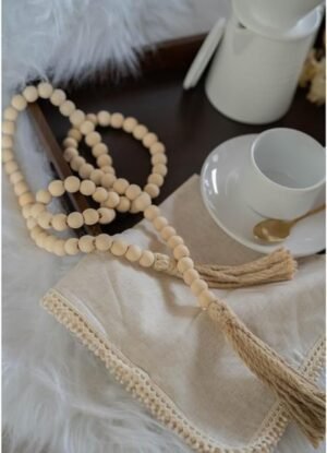 COLAR MADEIRA DECORATIVO BEGE P/ MESA 150 CM - Imagem 6