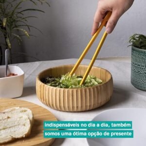 BOWL DE BAMBU CANELADO 19X06 CM - Imagem 7