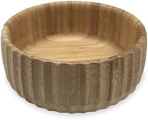 BOWL DE BAMBU CANELADO 19X06 CM