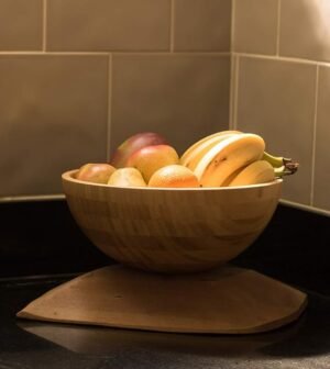 BOWL DE BAMBU CIRCULAR FUNDO 28X12 CM - Imagem 3