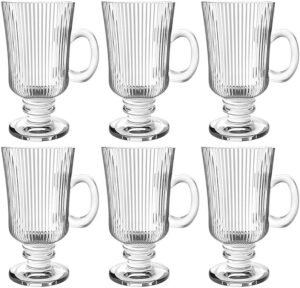JOGO CANECA DE VIDRO IRISH COFEE 245 ML 06 PCS