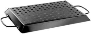 ASSADEIRA DE ACO RETANG CHURRASQUEIRA GRILL 40X20 CM - Imagem 2