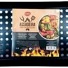 ASSADEIRA DE ACO RETANG CHURRASQUEIRA GRILL 40X20 CM