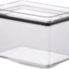 POTE HERMETICO ACRILICO RETANG LUMINI 18X13 CM