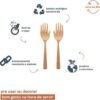 JG DE PEGADOR DE SALADAS BAMBU MAO 02 PCS - Imagem 2