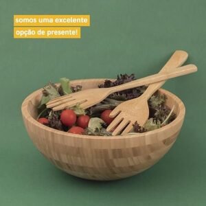 JG DE PEGADOR DE SALADAS BAMBU MAO 02 PCS - Imagem 7