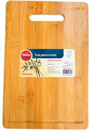 TABUA PARA CORTE EM BAMBU 30X20 CM