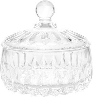 POTICHE DE CRISTAL LOUISE 14X14 CM