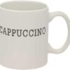 CANECA DE CERAMICA CAPPUCCINO BRANCA 320 ML