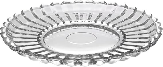 CENTRO DE MESA EM CRISTAL GENOVA RASO 30 CM