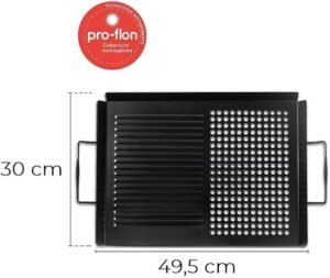 GRELHA P/CARNES E VEGETAIS 49,5X30,8X4 - Imagem 3