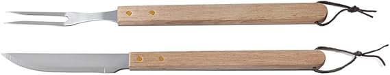 CJ 2PCS CHURRASCO-FACA E GARFO
