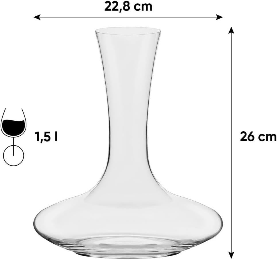 Decanter de Cristal 1,5L Casablanca Classic - Design Sofisticado QC51-1000 - Imagem 5