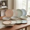 AP. DE JANTAR/LANCHE 12PCS - M. ORDER - AQUARELA - SORTIDO - AW07-0014